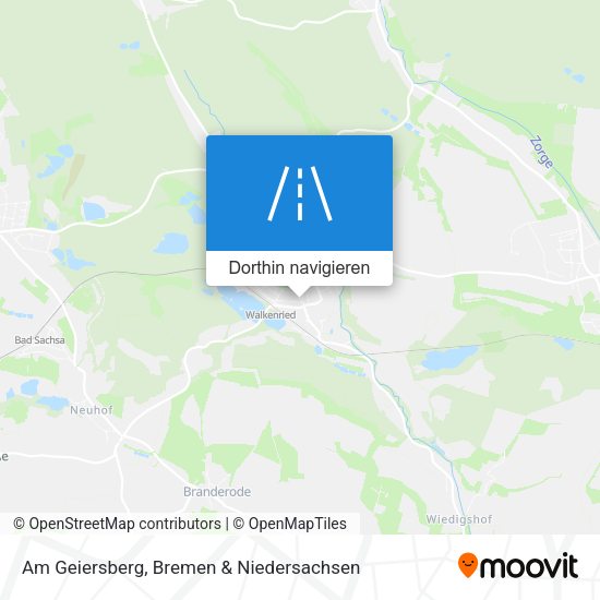 Am Geiersberg Karte