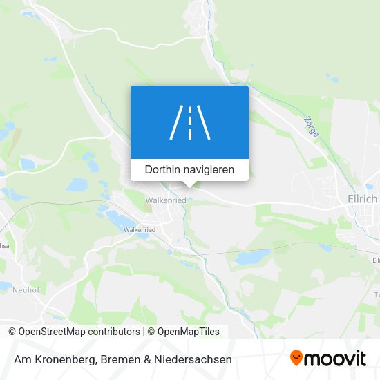 Am Kronenberg Karte