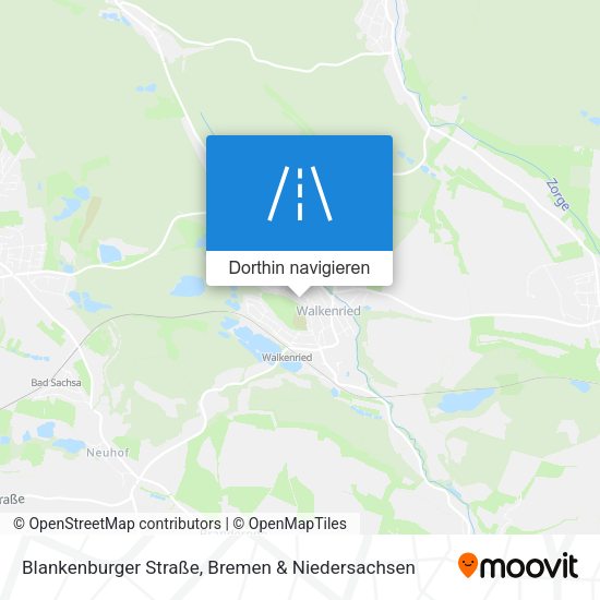 Blankenburger Straße Karte