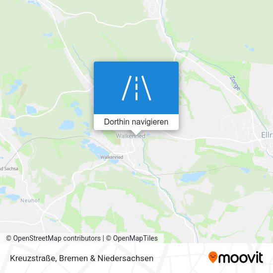 Kreuzstraße Karte