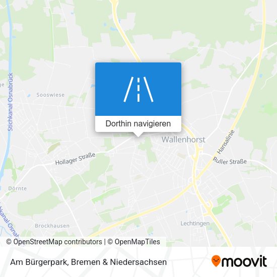 Am Bürgerpark Karte