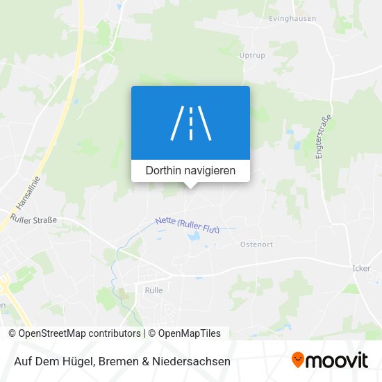 Auf Dem Hügel Karte