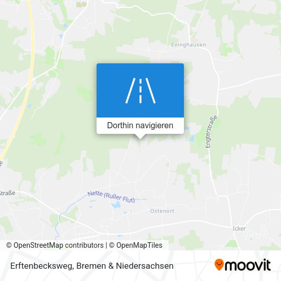 Erftenbecksweg Karte