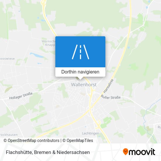 Flachshütte Karte