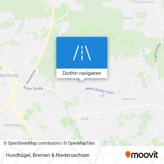 Hundhügel Karte