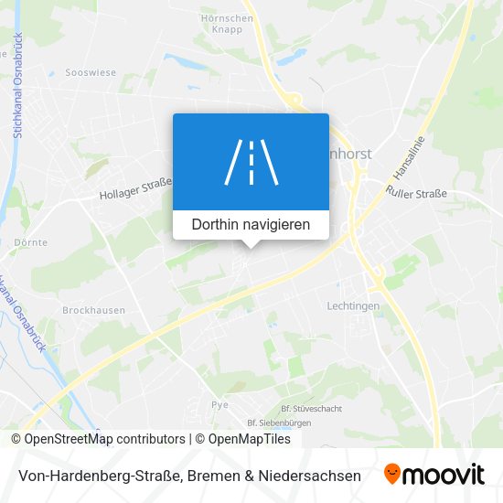 Von-Hardenberg-Straße Karte