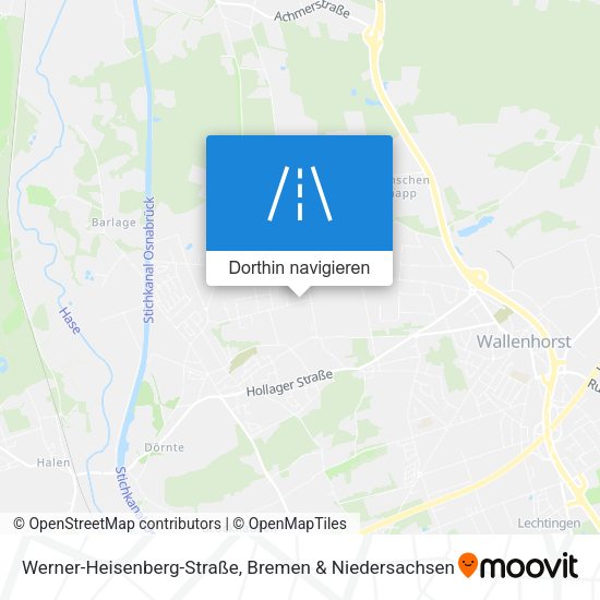 Werner-Heisenberg-Straße Karte