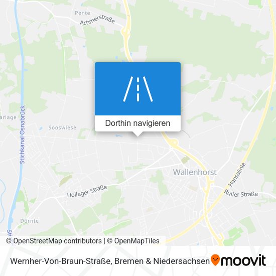 Wernher-Von-Braun-Straße Karte