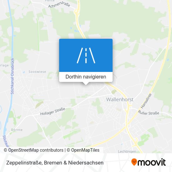Zeppelinstraße Karte
