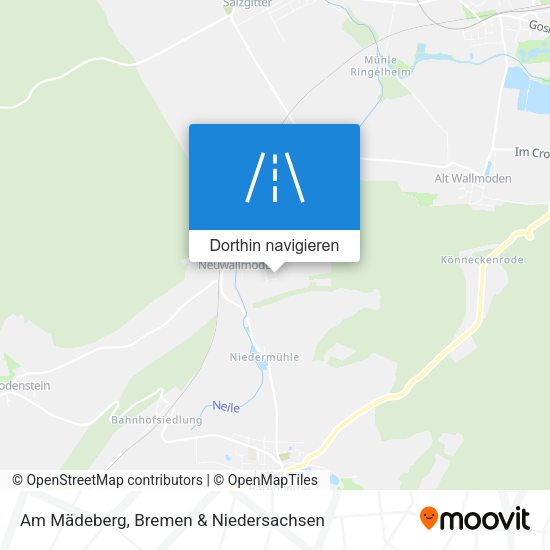Am Mädeberg Karte