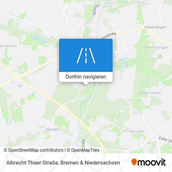 Albrecht-Thaer-Straße Karte
