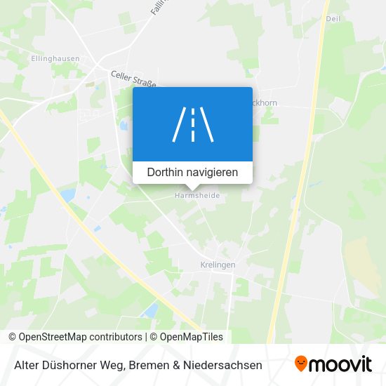 Alter Düshorner Weg Karte