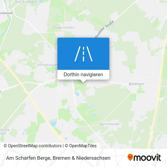 Am Scharfen Berge Karte