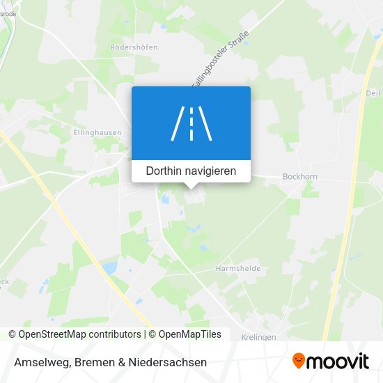 Amselweg Karte