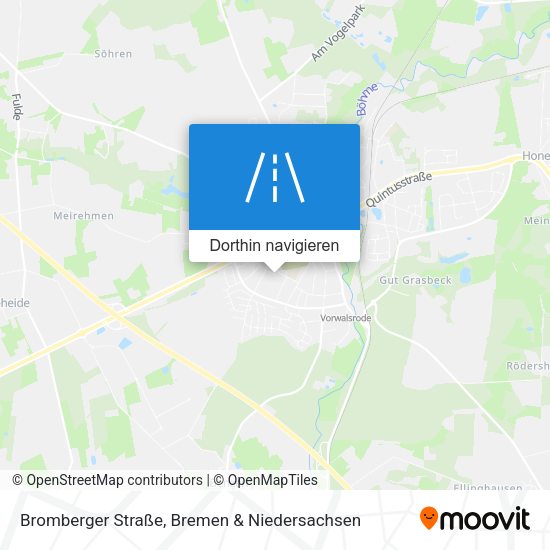 Bromberger Straße Karte