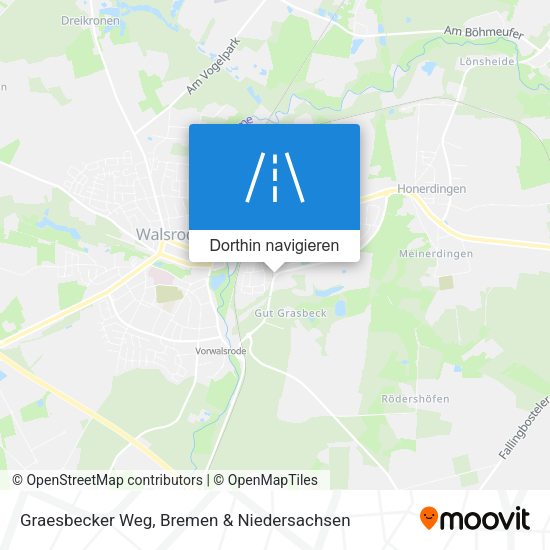 Graesbecker Weg Karte
