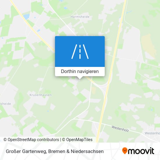 Großer Gartenweg Karte