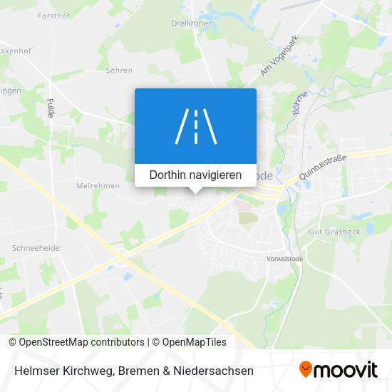 Helmser Kirchweg Karte