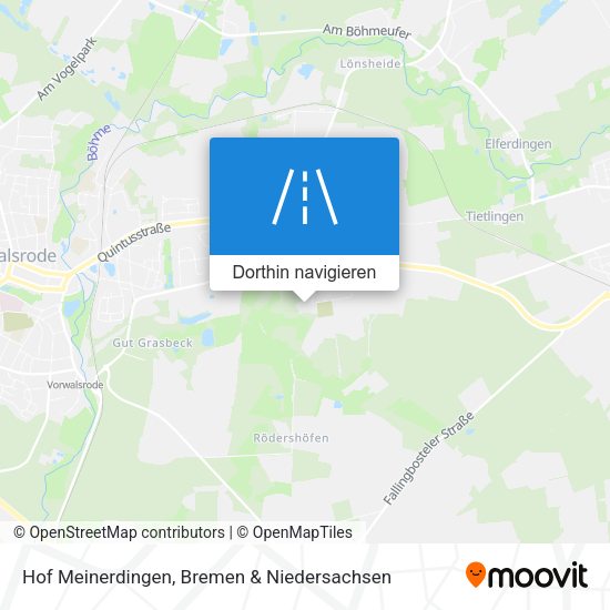 Hof Meinerdingen Karte