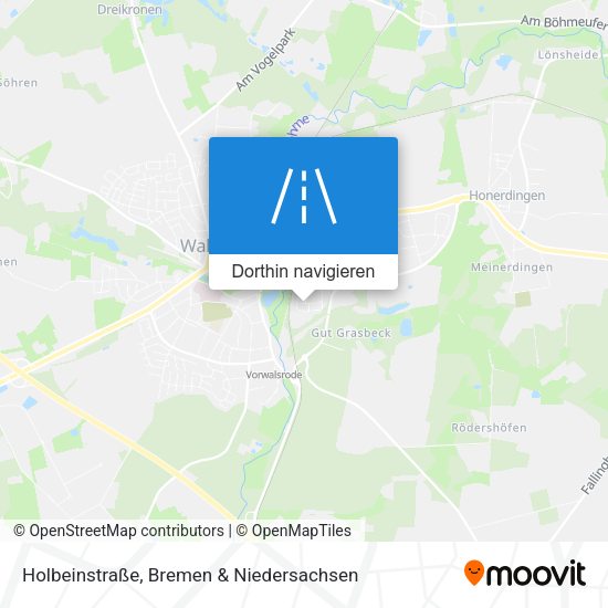 Holbeinstraße Karte