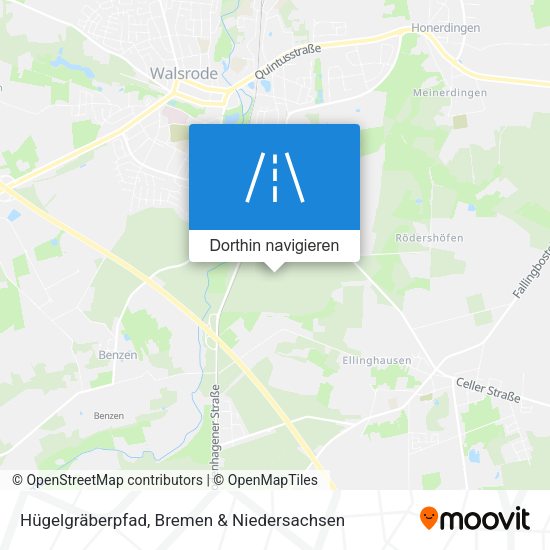 Hügelgräberpfad Karte