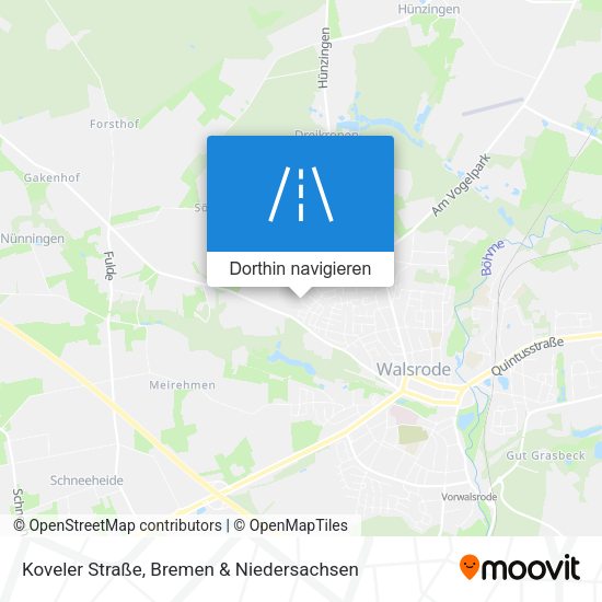 Koveler Straße Karte