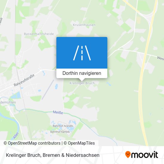 Krelinger Bruch Karte