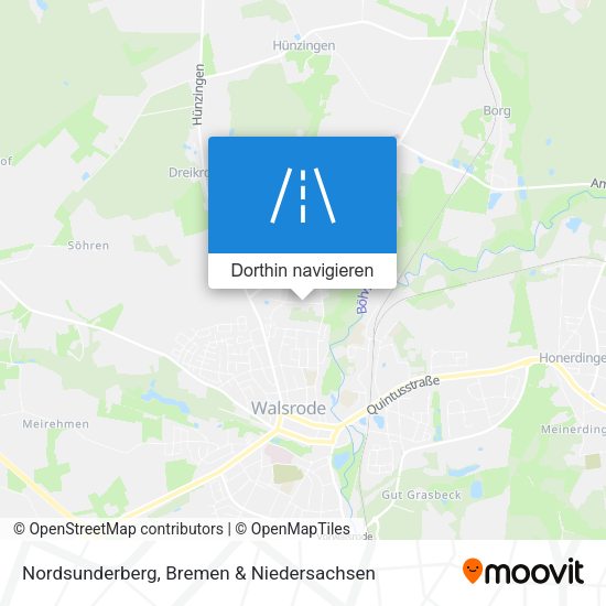 Nordsunderberg Karte