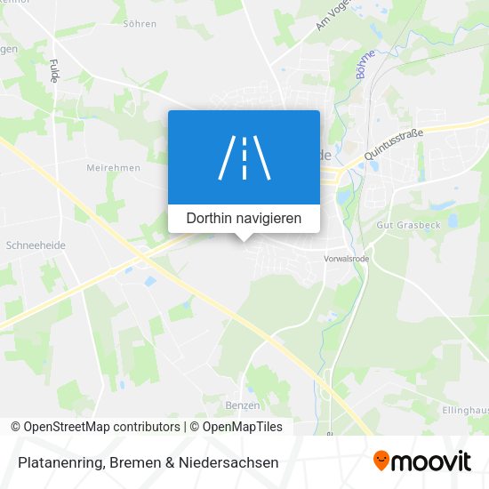 Platanenring Karte