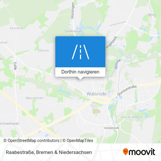 Raabestraße Karte