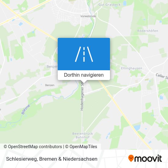 Schlesierweg Karte