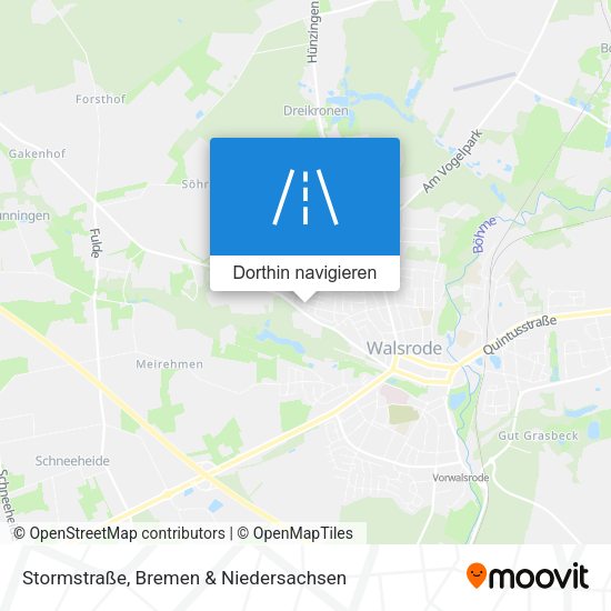 Stormstraße Karte