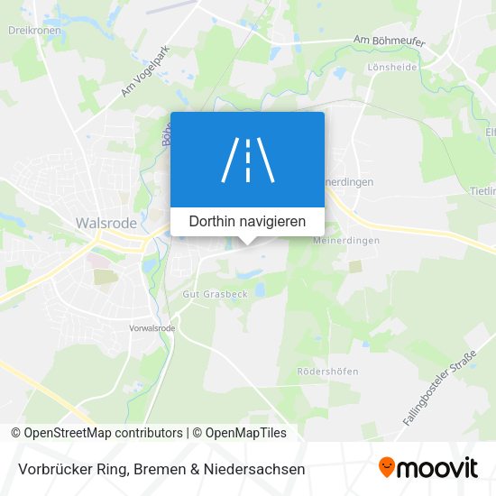 Vorbrücker Ring Karte