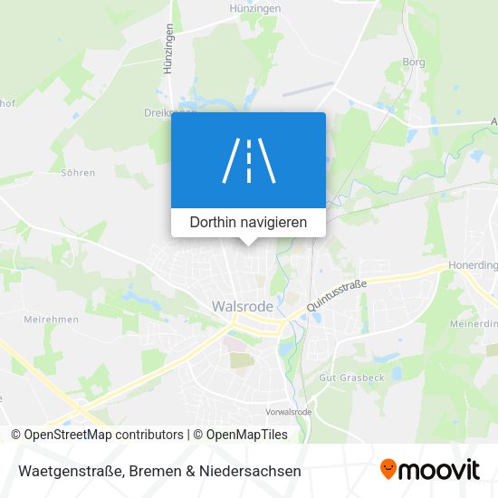 Waetgenstraße Karte