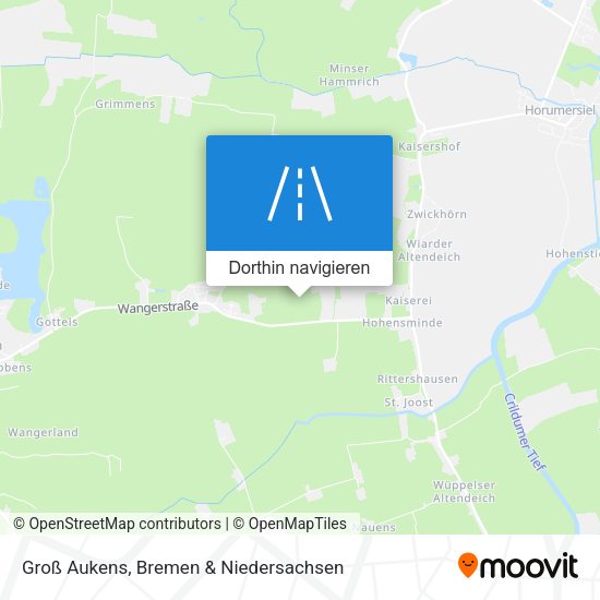 Groß Aukens Karte