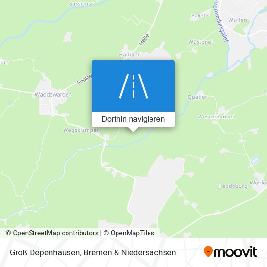 Groß Depenhausen Karte
