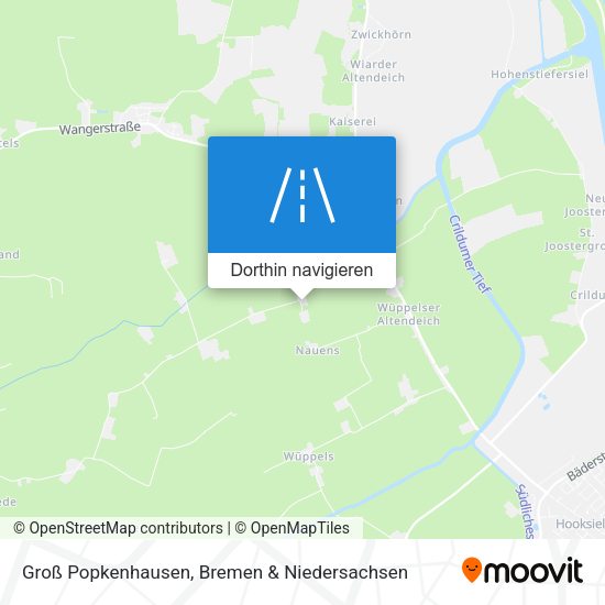 Groß Popkenhausen Karte