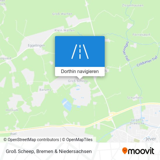 Groß Scheep Karte