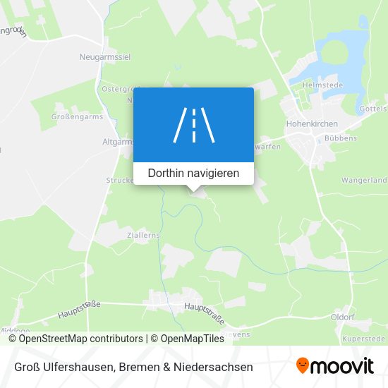 Groß Ulfershausen Karte
