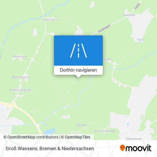 Groß Wassens Karte