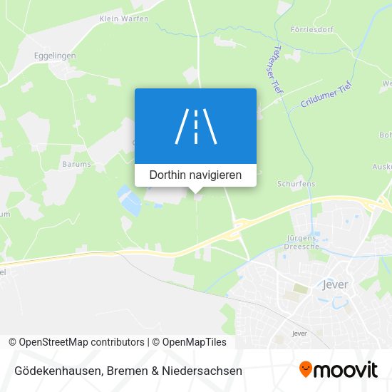 Gödekenhausen Karte