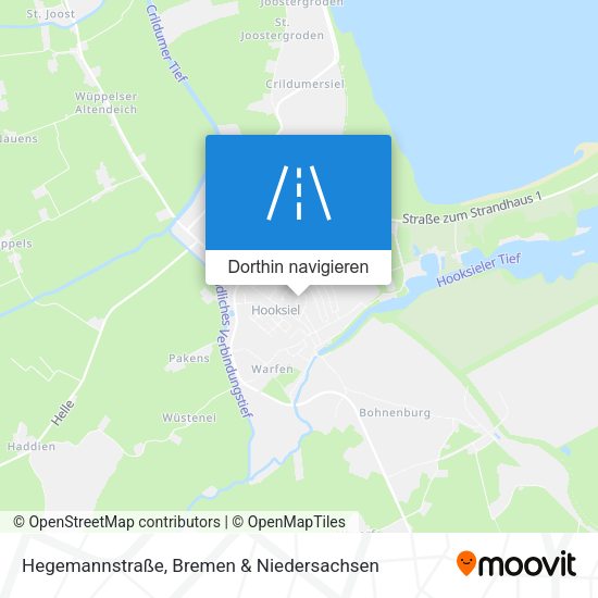 Hegemannstraße Karte