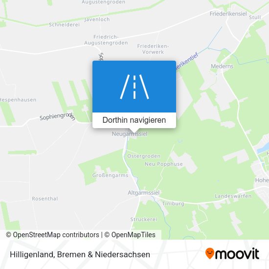Hilligenland Karte