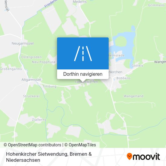 Hohenkircher Sietwendung Karte