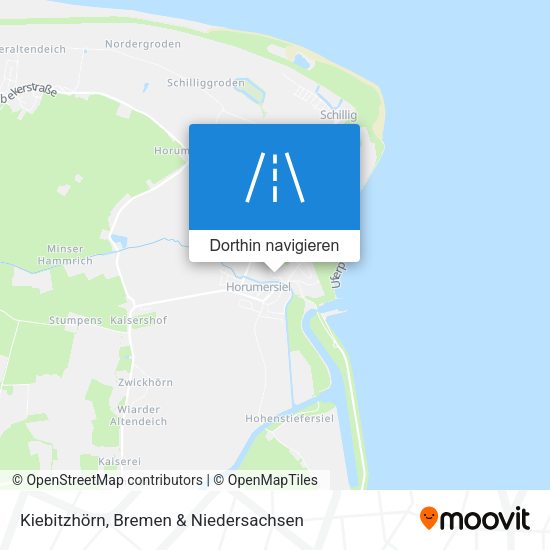 Kiebitzhörn Karte