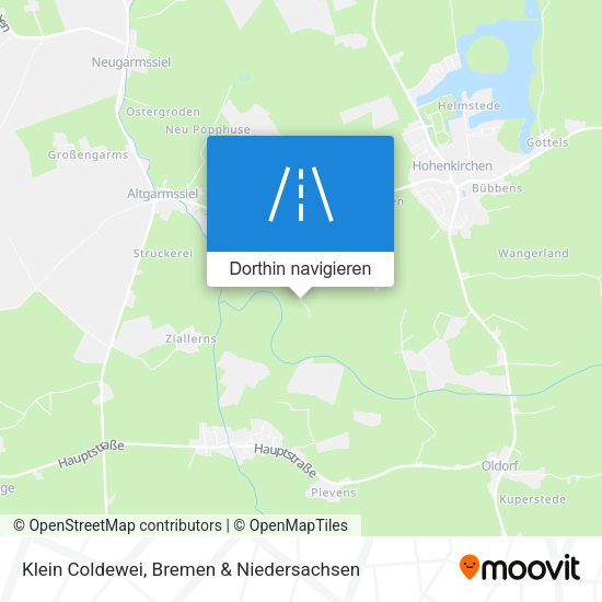 Klein Coldewei Karte
