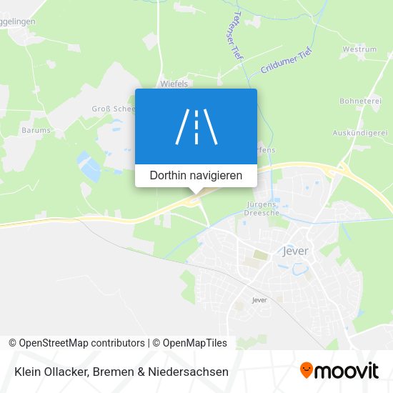 Klein Ollacker Karte