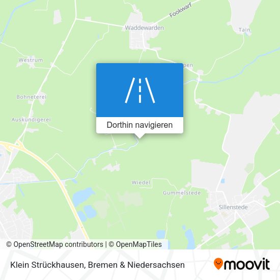 Klein Strückhausen Karte