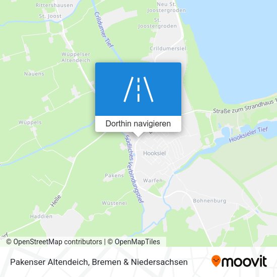 Pakenser Altendeich Karte