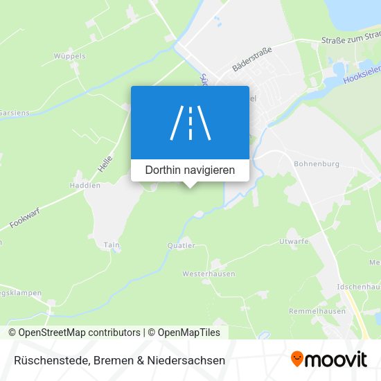 Rüschenstede Karte